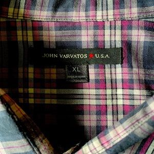 John Varvatos Mens Short Sleeve Shirt